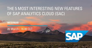 Webinar The 5 most interesting new features of SAP Analytics Cloud (SAC)