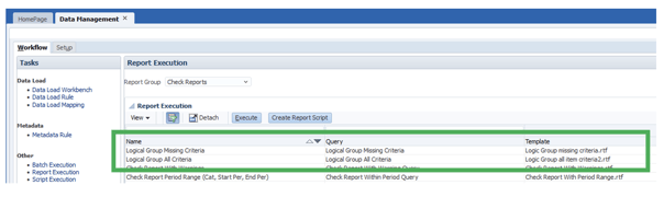 Logic group criteria Oracle FDMEE 1-1